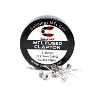Coilology MTL FUSED CLAPTON spirálky SS316L, 2-30/40, 0,64Ω, 10ks
