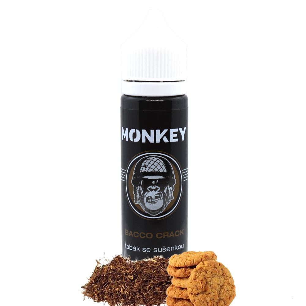 BACCO CRACK / Tabák se sušenkou - Monkey shake&vape 12ml Monkey liquid s.r.o.