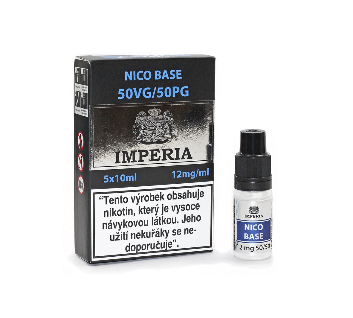 Nico Base Imperia 50/50 - 12mg - 5x10ml (50PG/50VG)