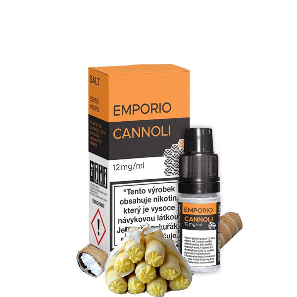 CANNOLI (Trubička s vanilkovým krémem) - E-liquid Emporio Salt 10ml