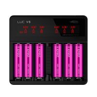 Nabiječka Efest LUC V6 LCD - 6 slotů