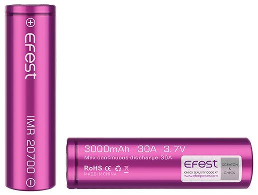 Baterie EFEST 20700 - 3000mAh 30A iJOY