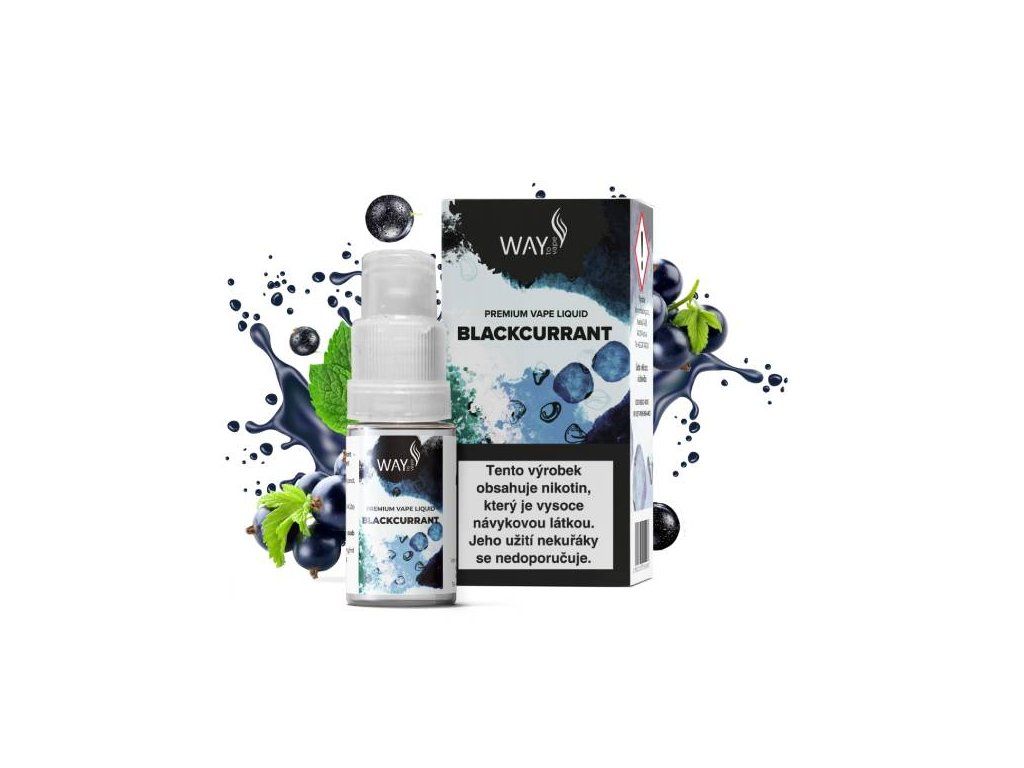BLACKCURRANT - e-liquid WAY TO VAPE (CZ) 10 ml