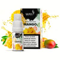 MANGO - e-liquid WAY TO VAPE (CZ)  10 ml | 0 mg, 3 mg, 6 mg, 12 mg, 18 mg