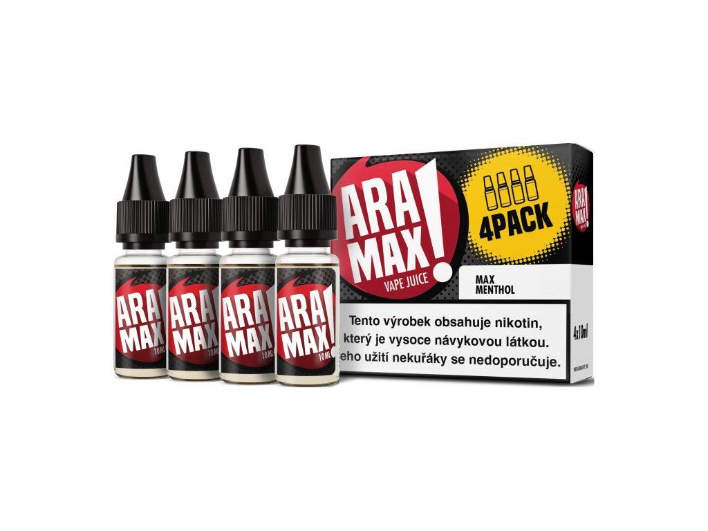 MAX MENTHOL - Aramax 4pack 4x10ml