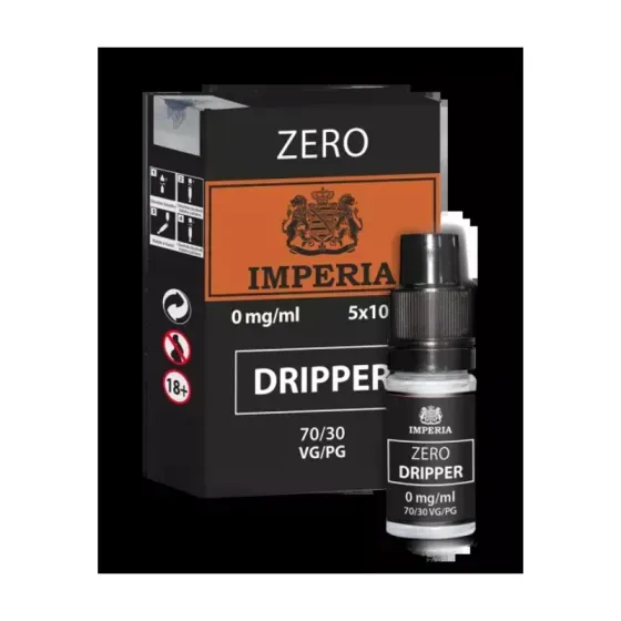 Imperia Zero Dripper beznikotinová báze (70VG/30PG) 5x10ml