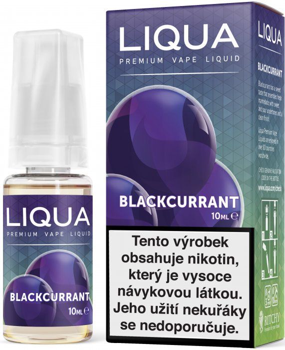 ČERNÝ RYBÍZ / Blackcurrant - LIQUA Elements 10 ml